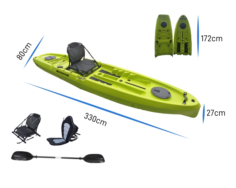 Kayak Modular Baru 2025 11ft S - Fishing Kayak Paddle ulasan dan harga